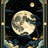 Enchanting Moonlit Boho Design(Gold)