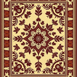Rustic Fall Foliage Tapestry Style Hallway(Beige)