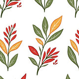 Amber Leaf Reverie with Painterly Woodland Petal Array(Green)