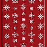 Nordic Crystal Celebration Hearth Tapestry Yuletide(Red)