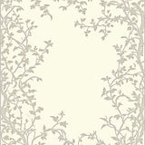 Subtle Botanical Vine Boho with a Serene Understated(Beige)