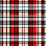 Classic Tartan Inspired with Bold Checkered Squares(Red)