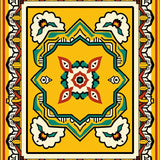 Heritage Nomadic Abstract Artistic Expression (Yellow)