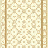 Charming Classic Area with Delicate Scrollwork and Neutral Palette(Beige)