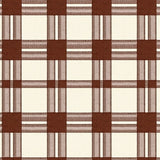 Heritage Tartan Grid Porch Entryway Welcome Handwoven Artisan(Brown)