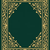 Botanical Lattice with Elegant Leafy Flourishes(Green)