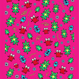 Quirky Christmas Illumination with Animated Cat and Light(Pink)