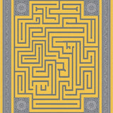 Byzantine Labyrinth Ornate Embellished(Yellow)