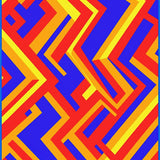 Chevron Zigzag Contemporary Accent Decorative Floor Covering(Red)