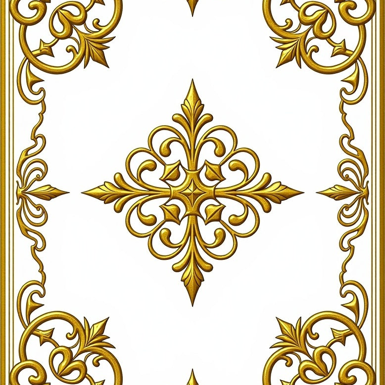 Elegant Damask Tapestry Artisan Series (Gold) - ODIKA