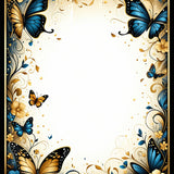 Vibrant Nature Inspired Print(Gold)