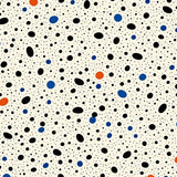 Speckled Paint Drop Contemporary Machine Wash Resistant Non Skid(Black)