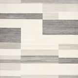 Coastal Cottage Area Greige Woven Stripe Design(Beige)