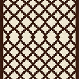 Stria Texture Lattice Basketweave Heritage Collection(Brown)