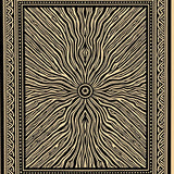 Stylized Zigzag with Interwoven (Black)