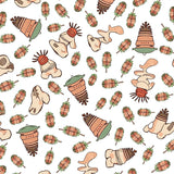 Heritage Pine Cone with Rustic Woodland Theme(Beige)