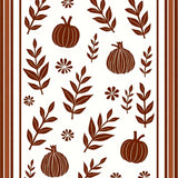 Autumn Harvest Theme with Seasonal Thanksgiving Inspired(Brown)