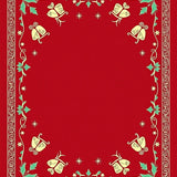 Winter Wonderland Bells Arched Entryway Greeting(Red)