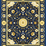 Deep Blue and Gold Accents(Blue)