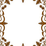 Artisan Rococo Lattice with Ornamental Filigree and Stylized Leaf Accents (Brown)