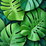 Fun Green Leaf Bathtub for Tropical(Green)