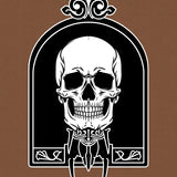 Haunted Skeletal Face Decorative Spooky Elegant Accessory(Brown)