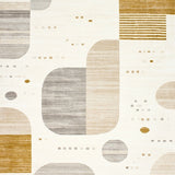 Elegant Beige Echo Area Abstract Animal Inspired Design(Beige)