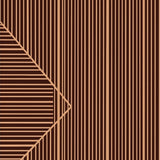 Modern Abstract Stripes Featuring Interwoven (Brown)