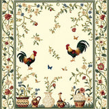 Chelsea Pastoral Rooster Hand Hooked Heritage Collection(Beige)