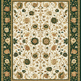 Classic Elegant Leafy Symmetrical Design(Ivory)
