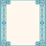 Tranquil Sanctuary Ornate Patterned Handwoven Farmhouse (Blue) - ODIKA