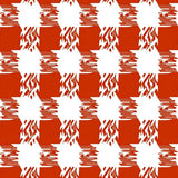 Harvest Buffalo Check Decorative Floor with Autumn Vibes(Red)