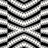 Classic Gothic Chevron Zigzag Decorative Artisan Floor Cover(Black)