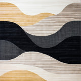 Desert Oasis Textured Area Dune Shadow Collection(Gray)