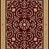 Luxurious Paisley Swirl with Intricate Border Details(Gold)