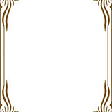 Sunburst Medallion Array with Wavy Border Detailing(Brown)