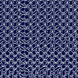 Hexagonal Honeycomb Modern Abstract Contemporary Design Floor Covering (Blue)