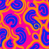 Vibrant Swirl Spiral Contemporary Abstract Design Floor Covering(Pink)
