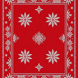 Jolly Holiday Celebration Magical Enchanted Wonderland Tapestry(Red)