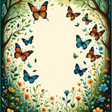 Artful Abstract Nature Composition(Green)