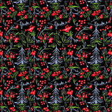 Joyful Evergreen Layered Entrance Duo Winter Celebration Greeting Kit(Black)