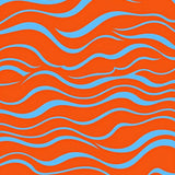 Abstract Ripple Design Featuring Fluid Overlapping Waves and Misty Highlights(Orange)
