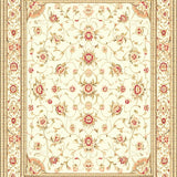 Vintage Inspired Round Floral Motifs(Beige)