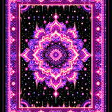 Striking Colorful Optical Illusion(Purple)