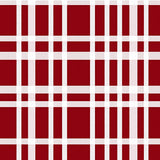 Holiday Gingham Decorative Floor Covering(Red)