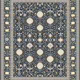 Muslim Prayer Rug for Men and Women Grey Islam Carpet Ramadan Gift Praying Mat(Gray)