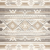 Boho Chic Abstract Beige and Gray with a Southwestern Twist(Gray)
