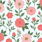 Romantic Rose Garden Motif Modern Area Plush Texture(Pink)