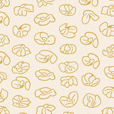 Contemporary Mosaic Floral Accent(Ivory)