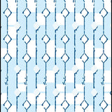 Honeycomb Hexagonal Grid with Modern Minimalist Styling (Blue) - ODIKA